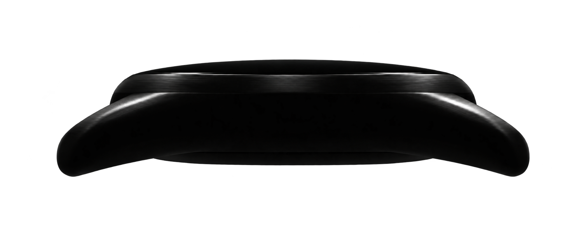 Doku–1 in profile, with subtle brushed-steel highlights along the case and lugs.